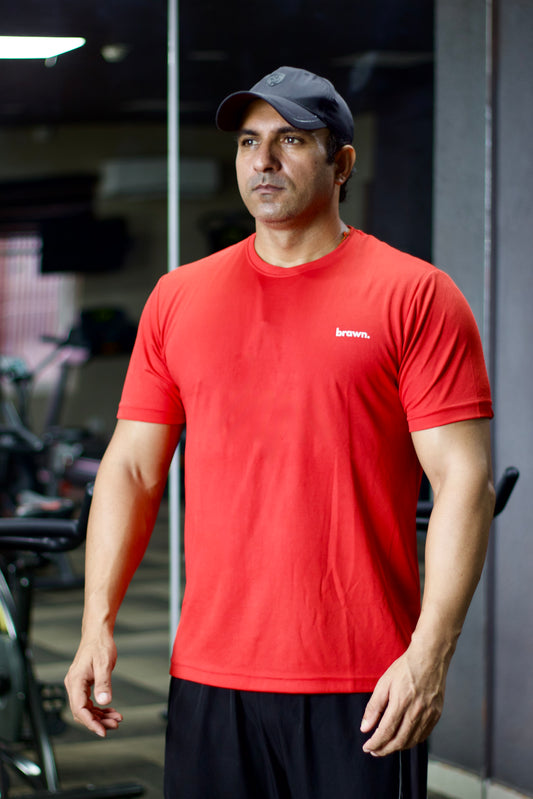 Red Dot Mesh T-Shirt