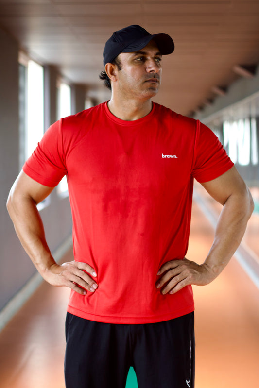 Red Dot Mesh T-Shirt