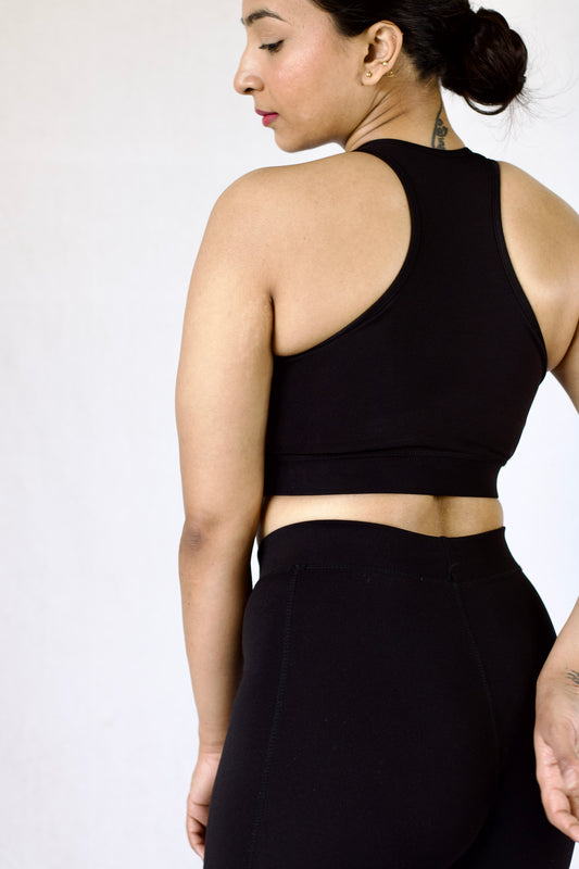 Black DryCore Sports Bra