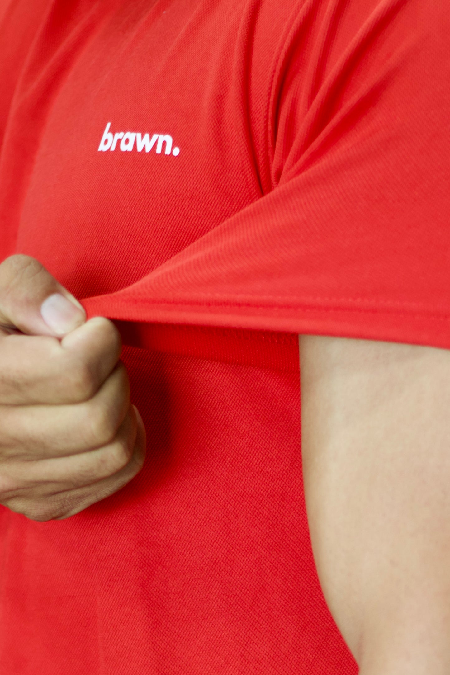 Red Dot Mesh T-Shirt