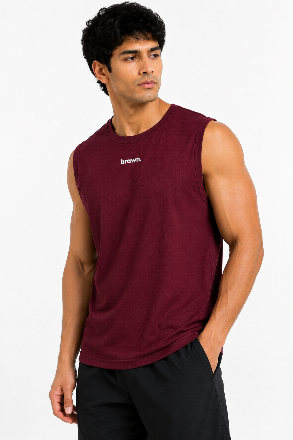Maroon Essential Tank