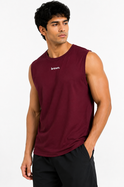 Maroon Essential Tank