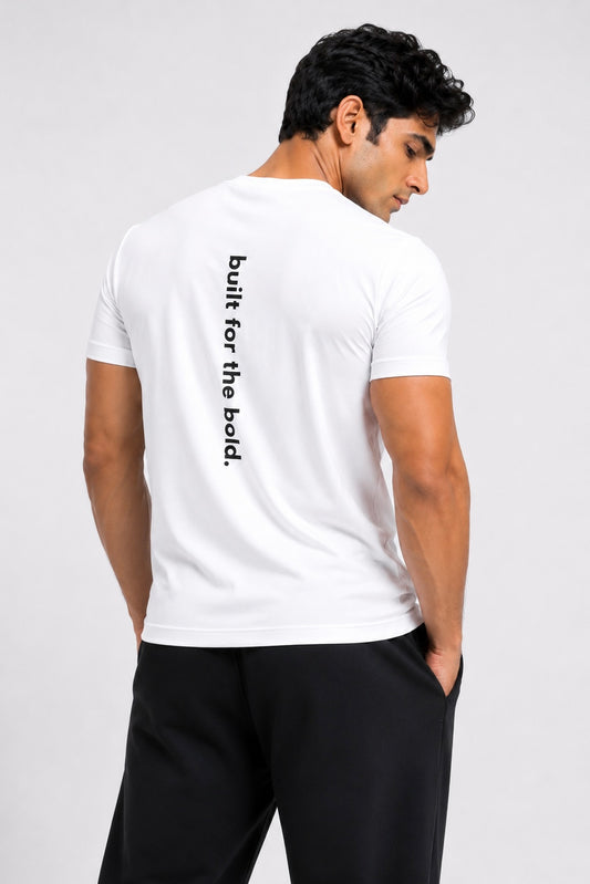White Built For The Bold T-Shirt