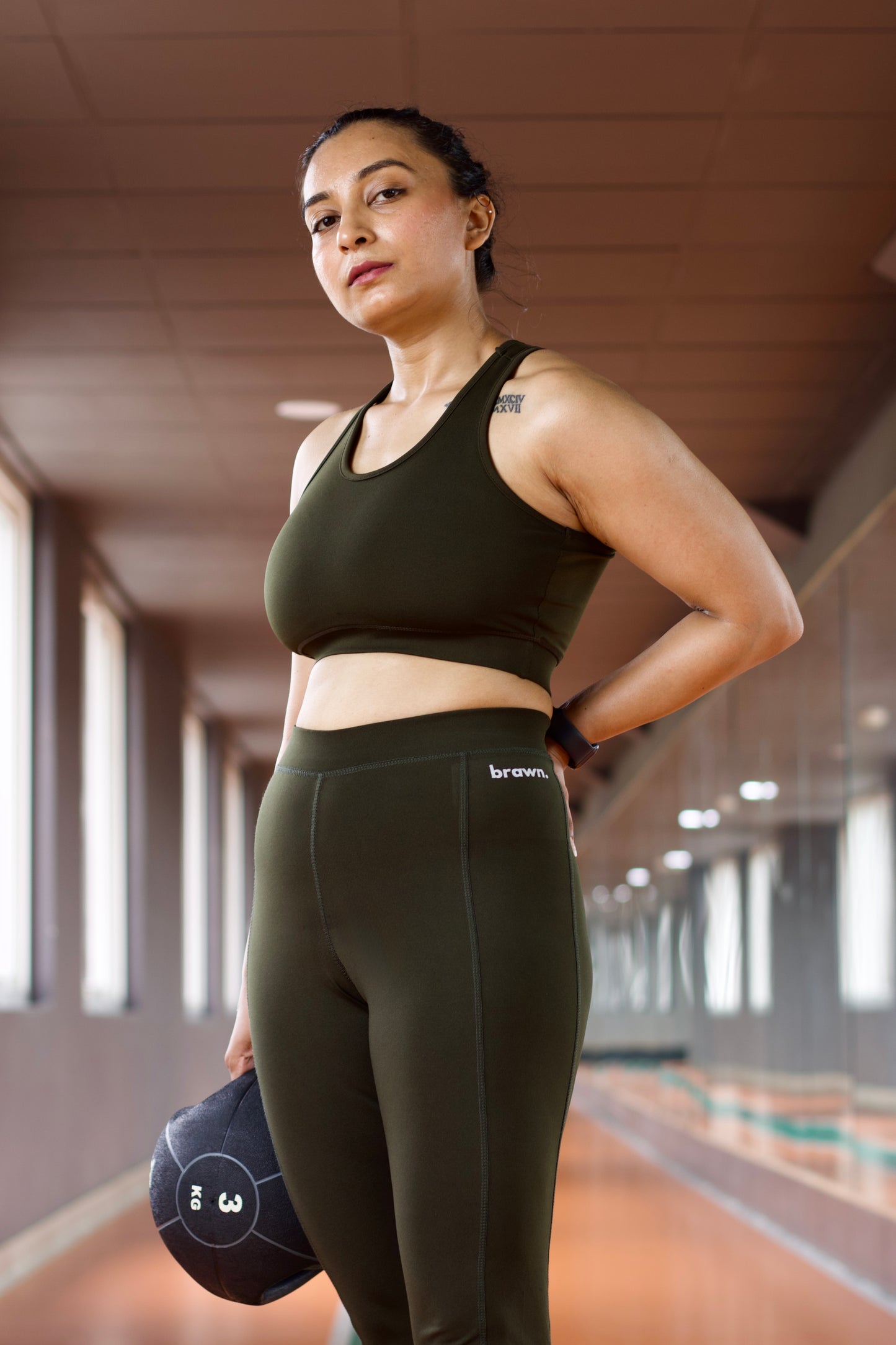 Premium Sports Bra & Leggings Set for Women – Gym, Yoga, Running | Brawn